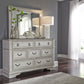 King California Panel Bed, Dresser & Mirror, Night Stand