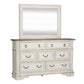 Abbey Park - King Panel Bed, Dresser & Mirror, Night Stand