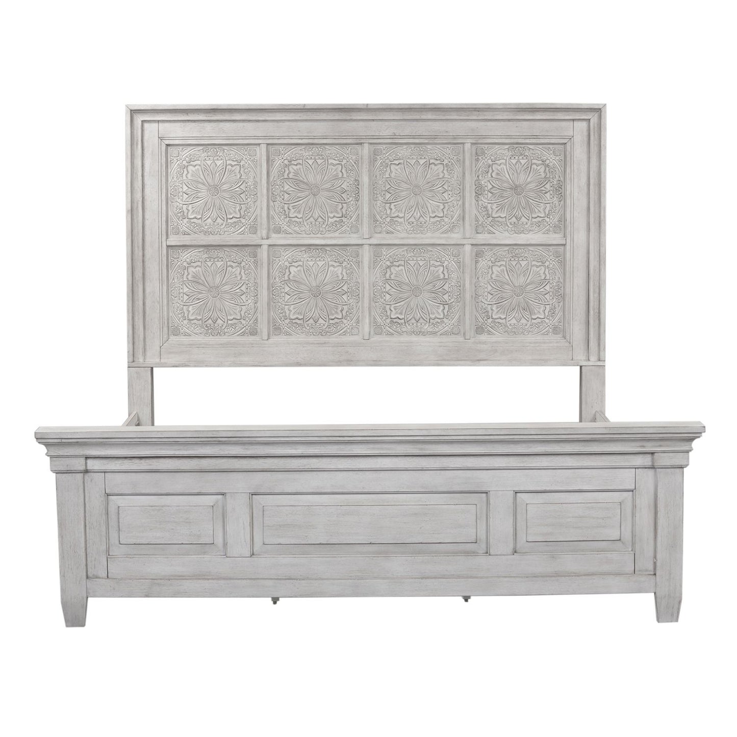 King Opt Panel Bed, Dresser & Mirror
