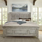 King Opt California Panel Bed, Dresser & Mirror, Chest