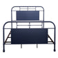 Queen Metal Bed- Navy