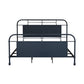 King Metal Bed- Navy