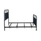 King Metal Bed- Navy