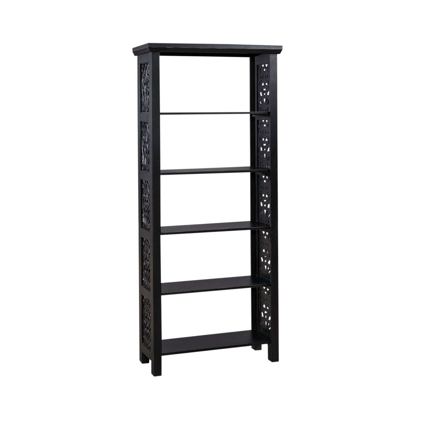 Trellis Lane - Accent Bookcase- Black