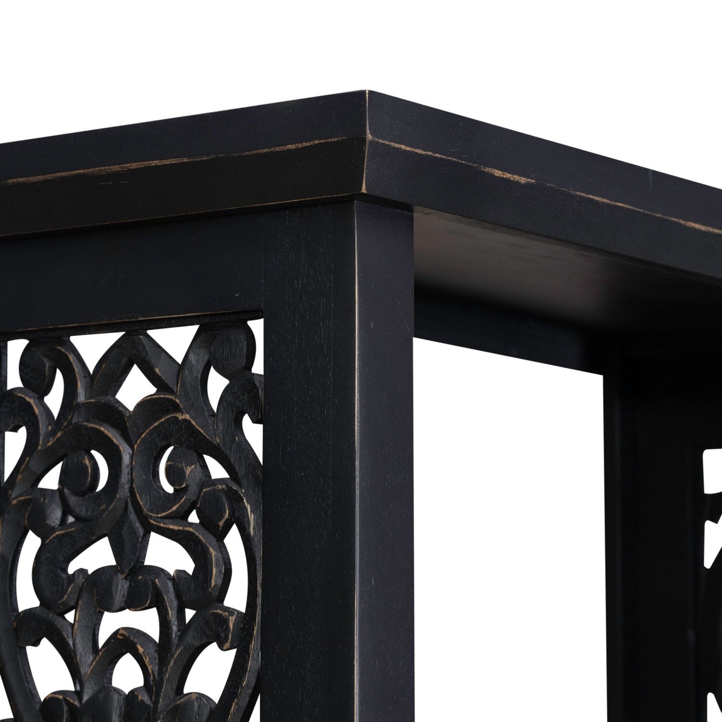 Trellis Lane - Accent Bookcase- Black