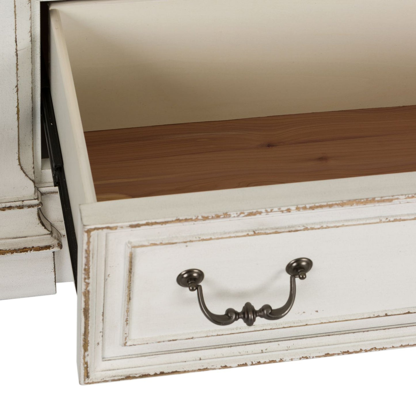 King California Sleigh Bed, Dresser & Mirror