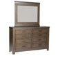 Queen Two Sided Storage Bed, Dresser & Mirror, Chest, Night Stand