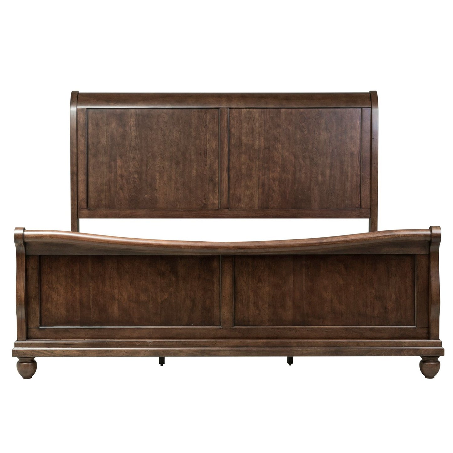 King Sleigh Bed, Dresser & Mirror, Chest, Night Stand