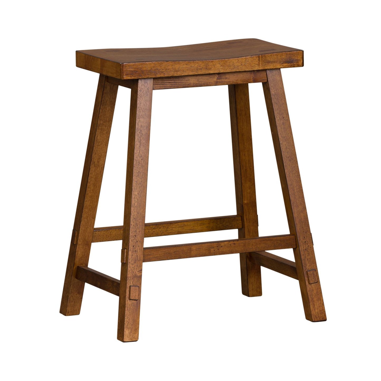 24 Inch Sawhorse Counter Stool - Tobacco (RTA)