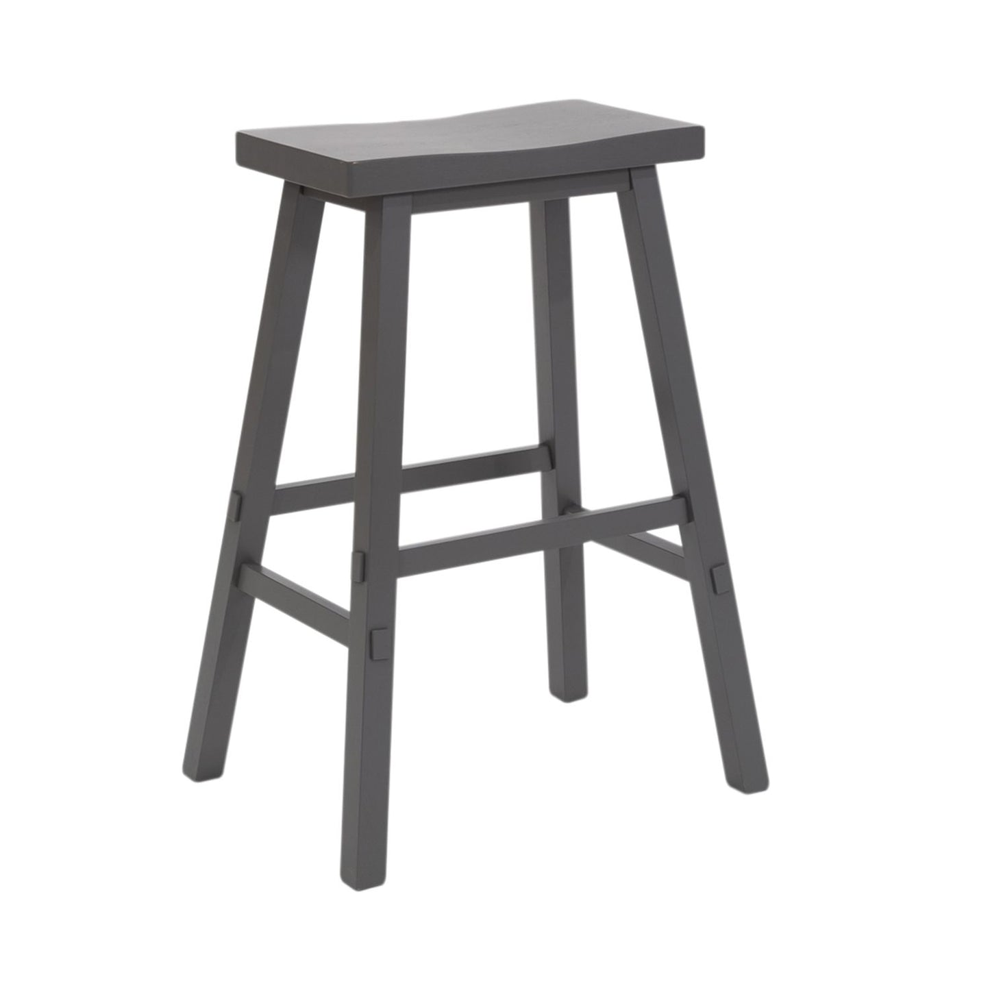 24 Inch Sawhorse Counter Stool- Gray