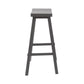 24 Inch Sawhorse Counter Stool- Gray