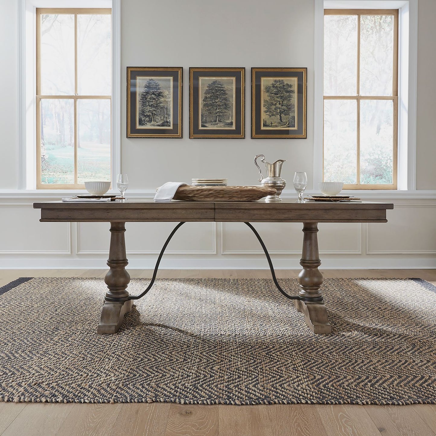Americana Farmhouse - Trestle Table Set
