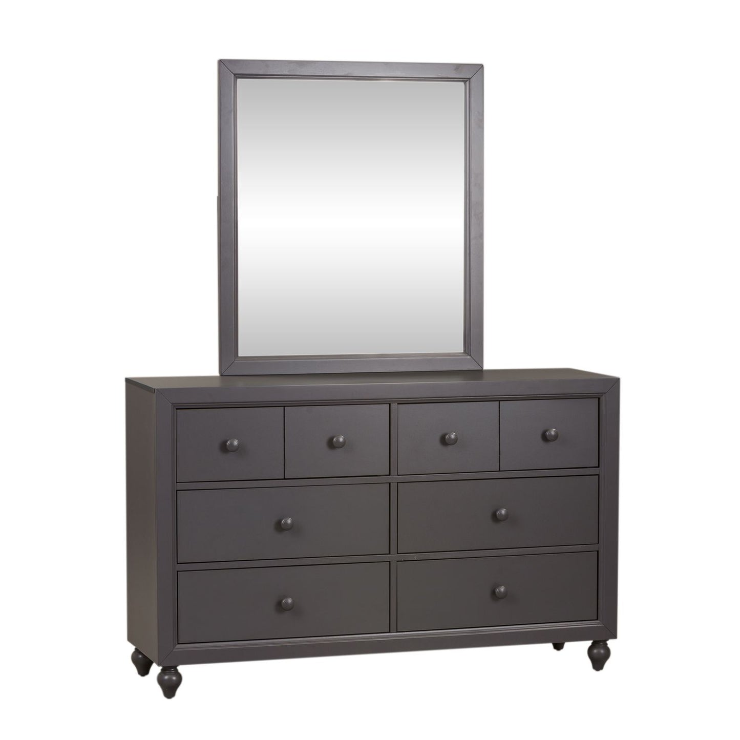 Full Panel Bed, Dresser & Mirror