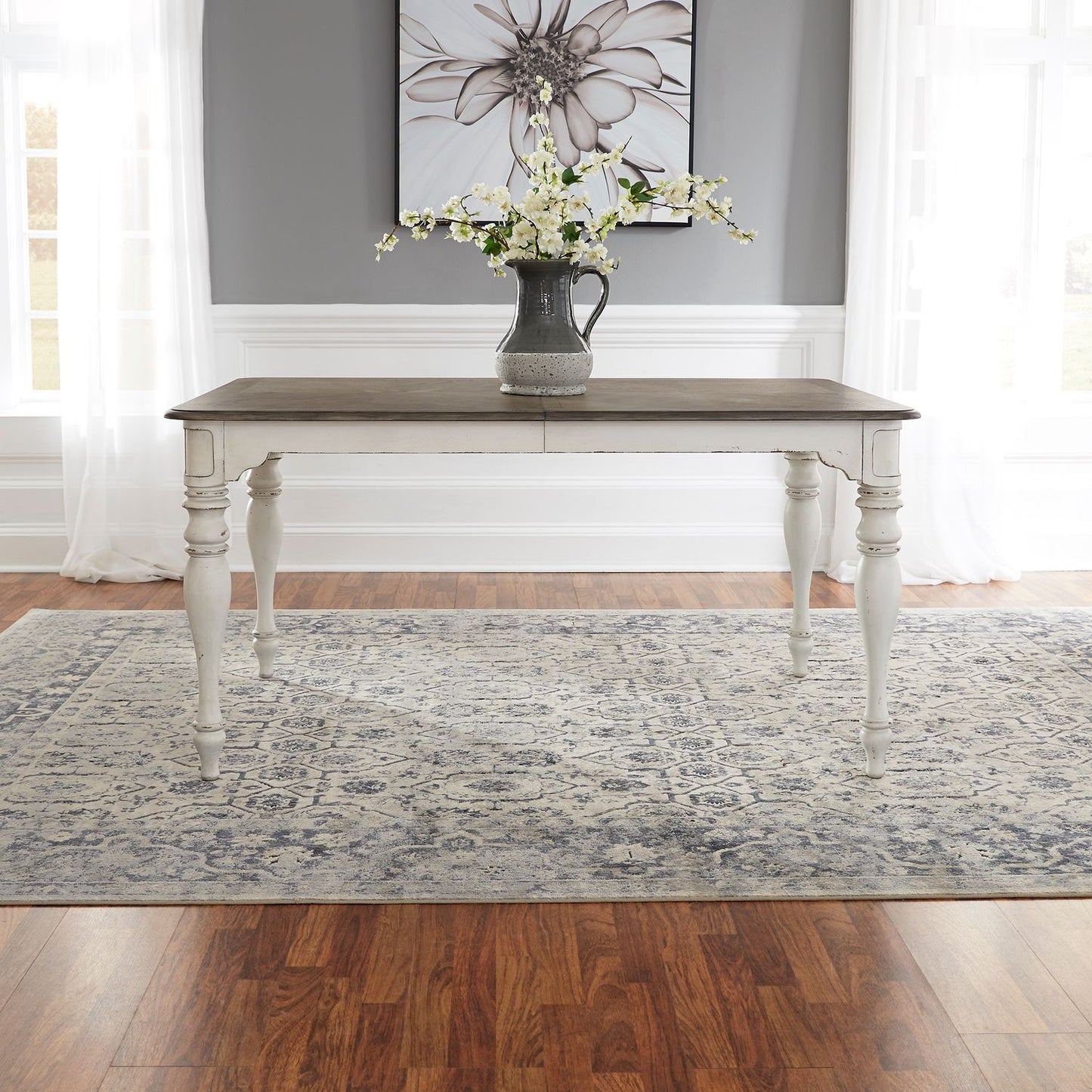 6 Piece Leg Table Set