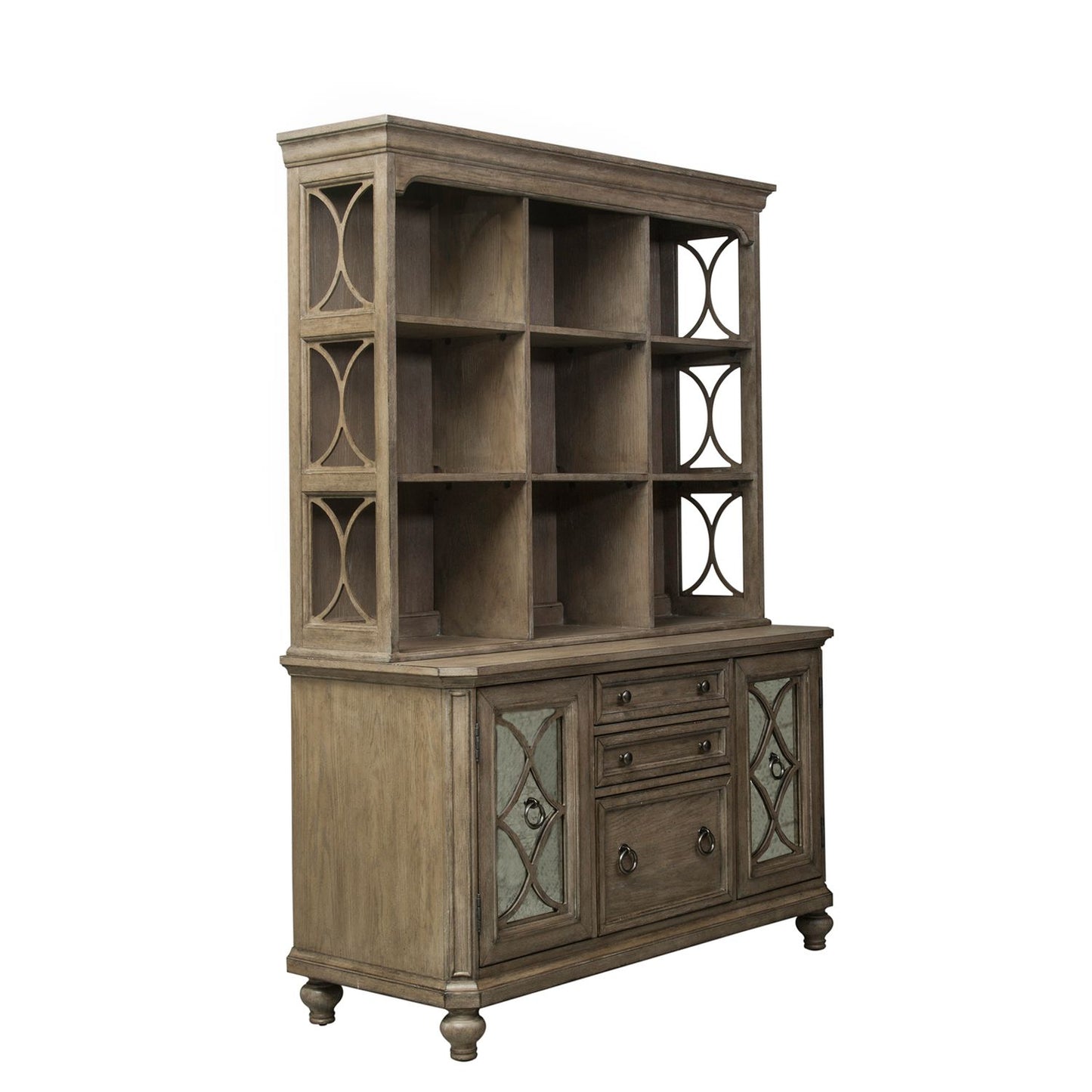 3 Piece Desk & Hutch Set