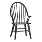 Windsor Back Arm Chair - Black
