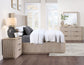 Henry 65″ 6-Drawer Reeded Dresser, Tan Finish