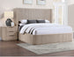 Henry 65″ 6-Drawer Reeded Dresser, Tan Finish