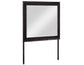 Henry Reeded 42″ Mirror, Espresso Finish