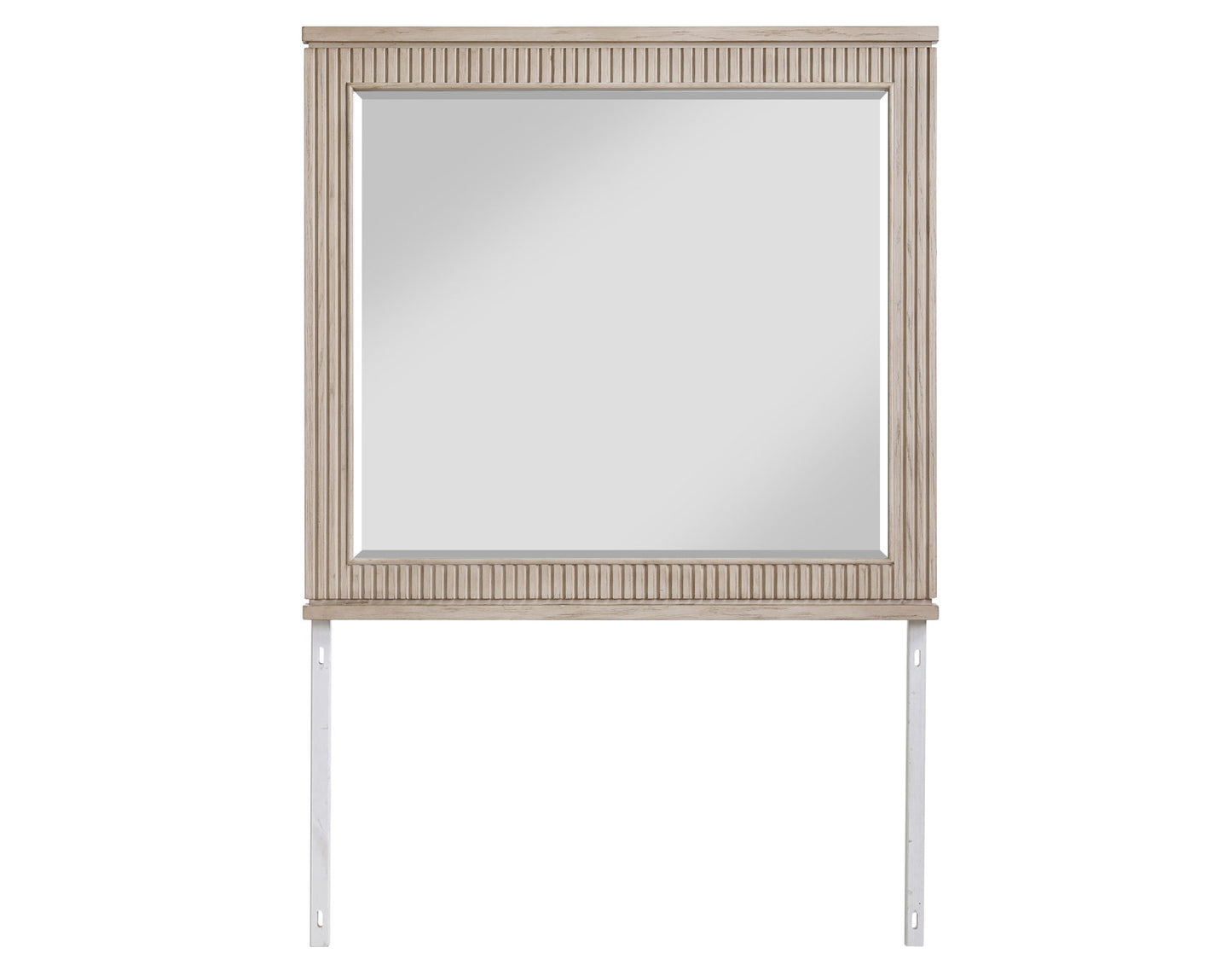 Henry Reeded 42″ Mirror, Tan Finish