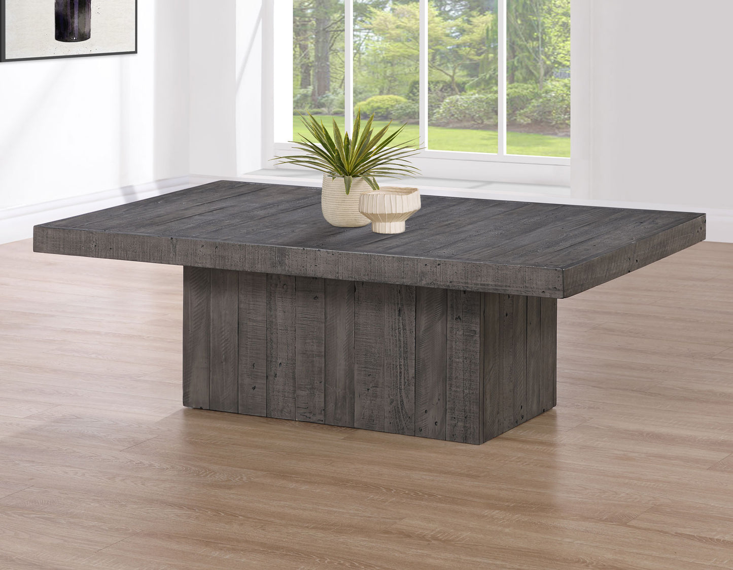 Colson 55″ Reclaimed Solid Pine Coffee Table