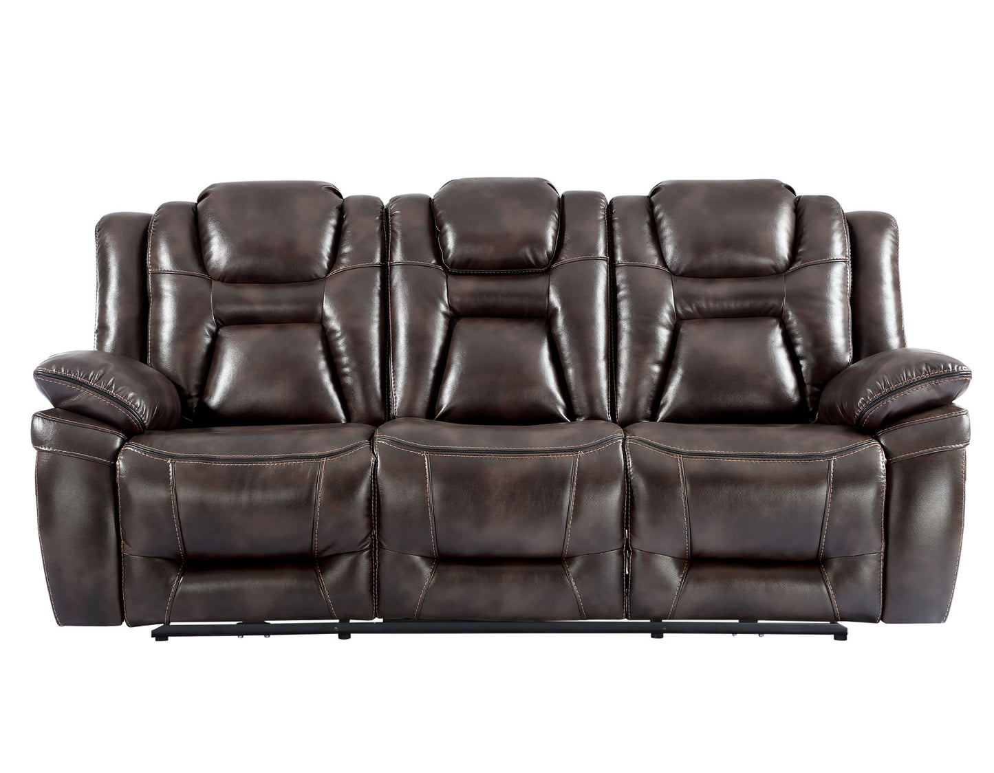 Oportuna Dual-Power Reclining Sofa w/Drop-Down Table