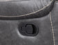 Keily Sofa, Manual Reclining, Drop-Down Console, Grey