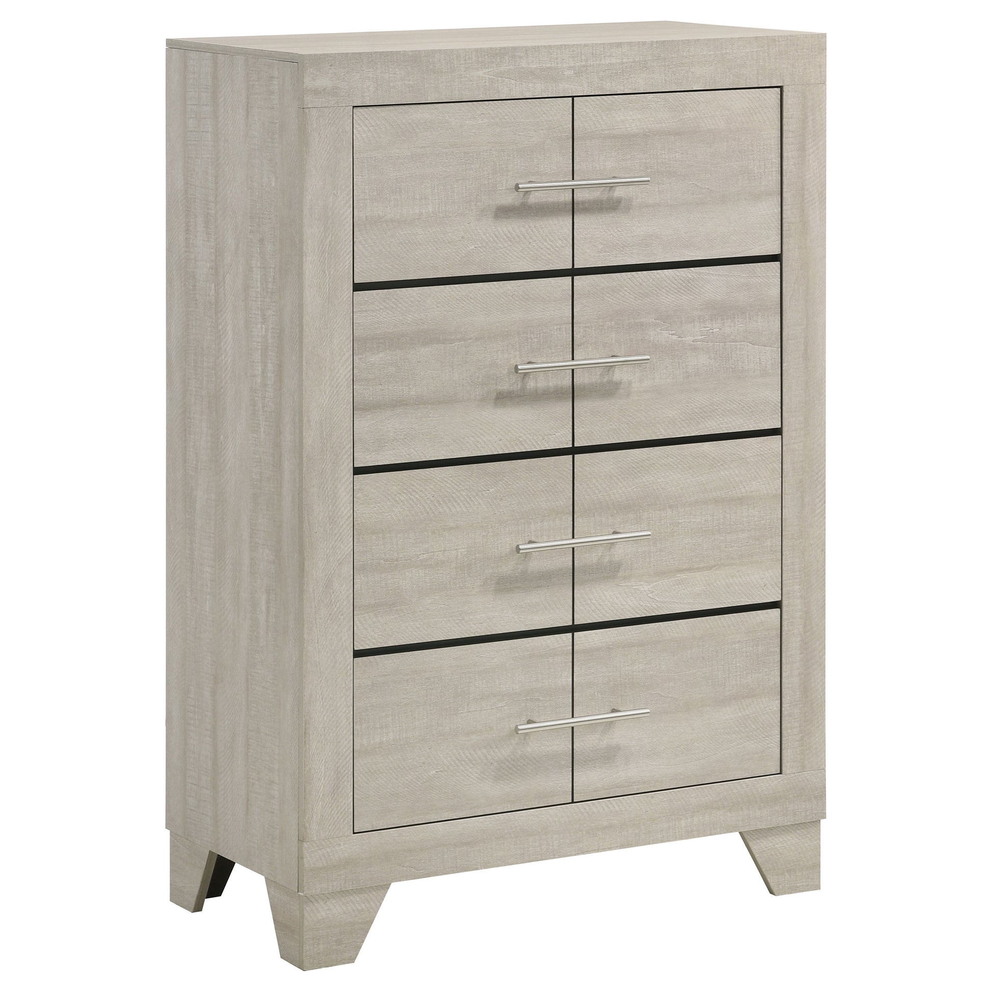 Trenton 5-piece Full Bedroom Set Rustic Cream - Discount Furniture Connection