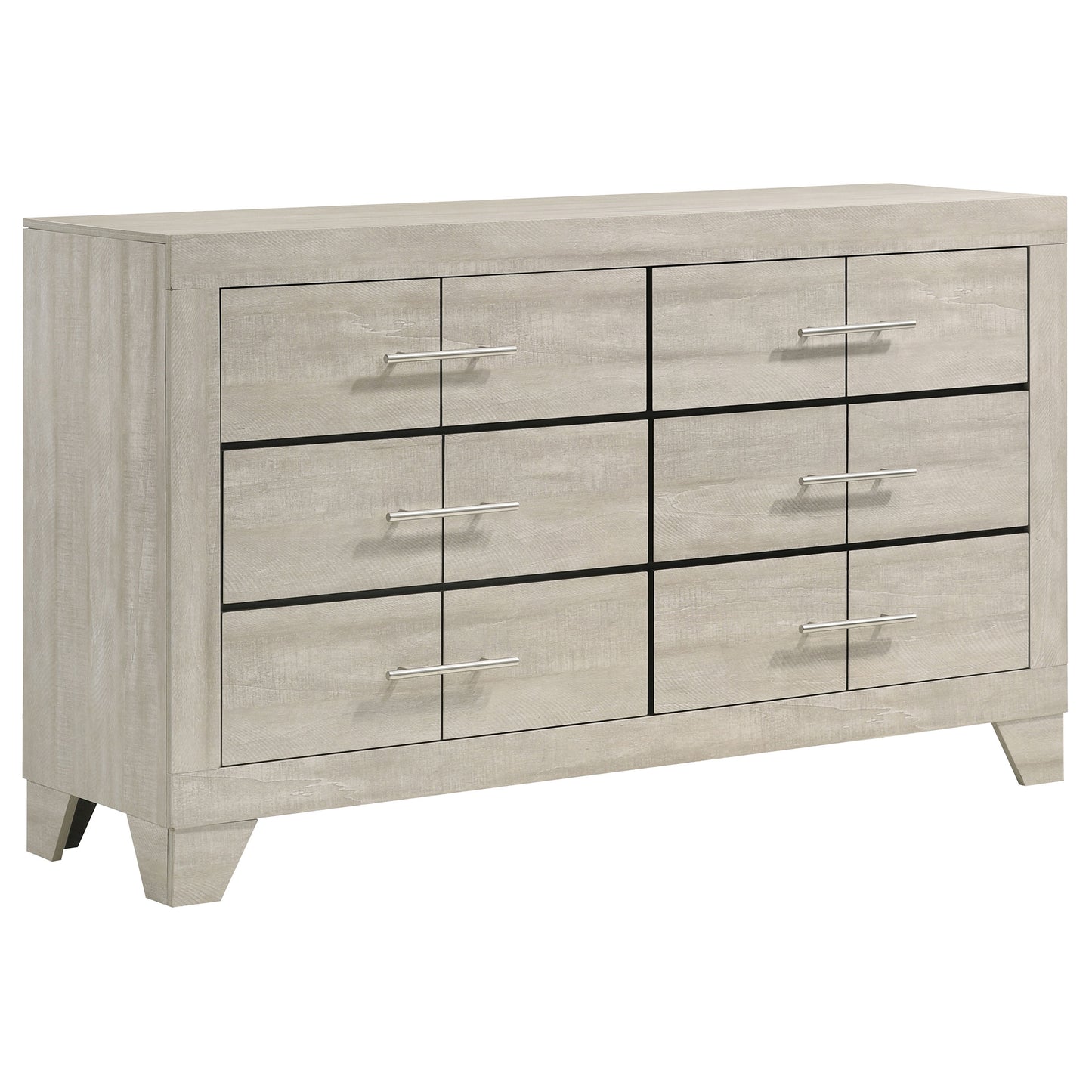 Trenton 4-piece Eastern King Bedroom Set Rustic Cream - Discount Furniture Connection