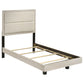 Trenton 4-piece Twin Bedroom Set Rustic Cream - Discount Furniture Connection