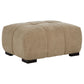 Octavia Upholstered Rectangular Ottoman Camel - Discount Furniture Connection