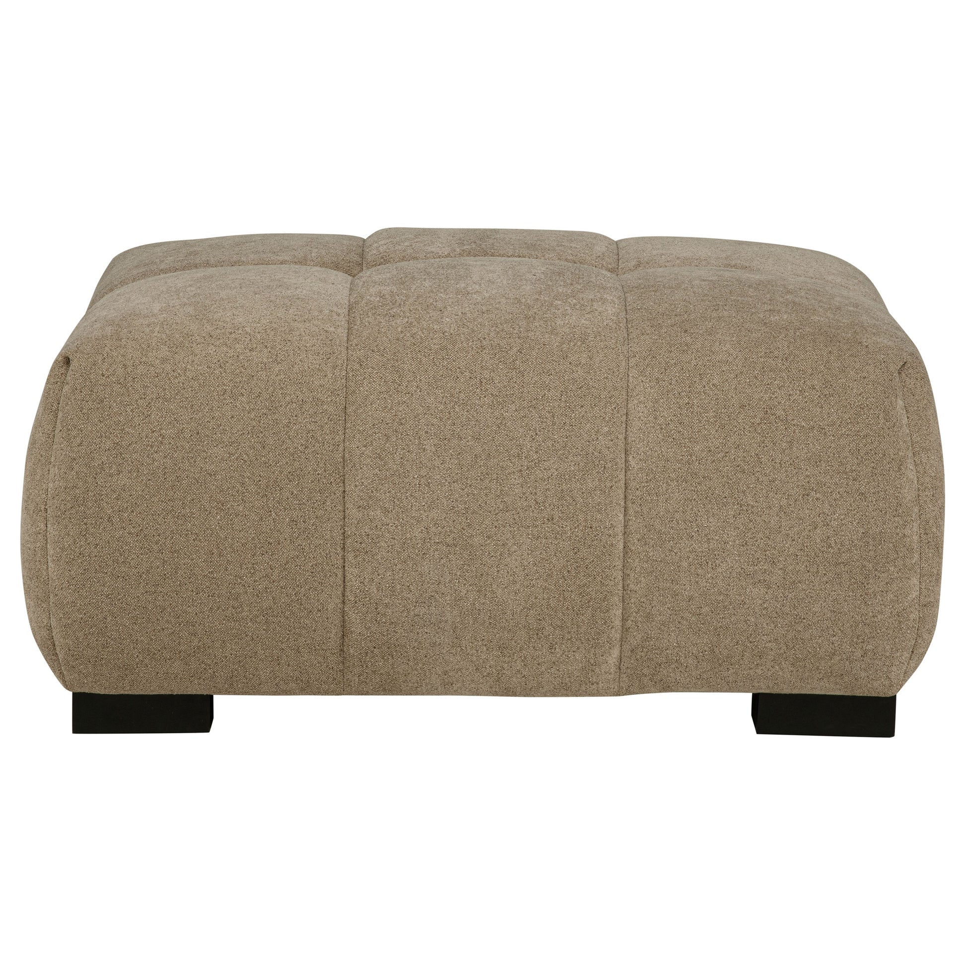 Octavia Upholstered Rectangular Ottoman Camel - Discount Furniture Connection