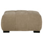 Octavia Upholstered Rectangular Ottoman Camel - Discount Furniture Connection