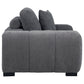 Octavia Upholstered Track Arm Accent Chair Charcoal Grey - Discount Furniture Connection