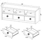 Rutland 59-inch 3-drawer TV Stand Media Console Black - Discount Furniture Connection
