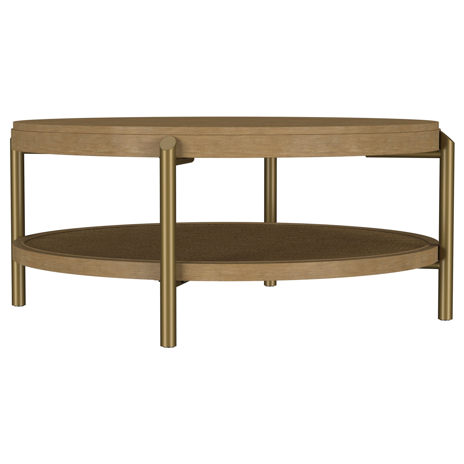 Arini 2-piece Round Coffee and End Table Set Sand Wash - Discount Furniture Connection