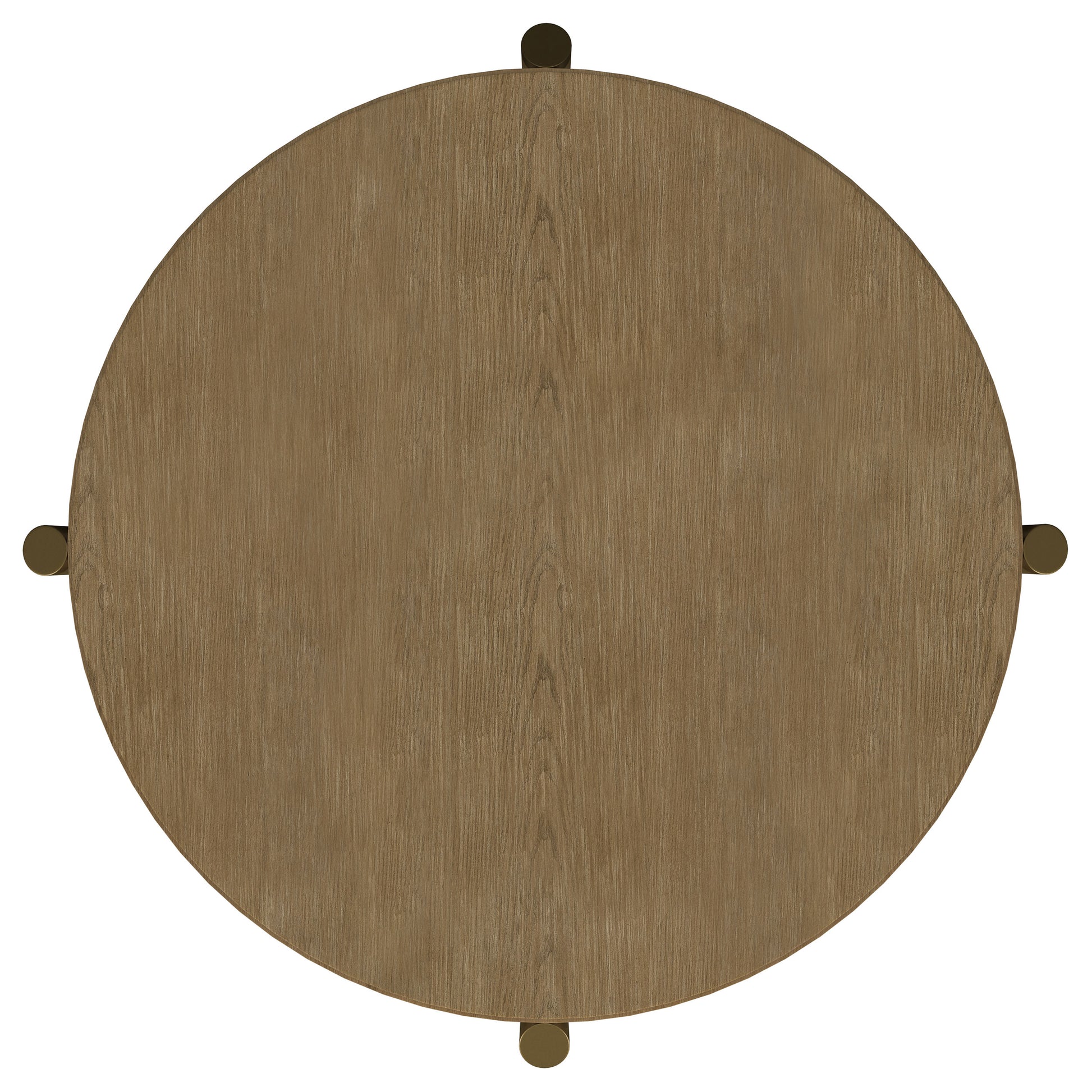 Arini 2-piece Round Coffee and End Table Set Sand Wash - Discount Furniture Connection