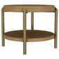 Arini 3-piece Round Coffee and End Table Set Sand Wash - Discount Furniture Connection