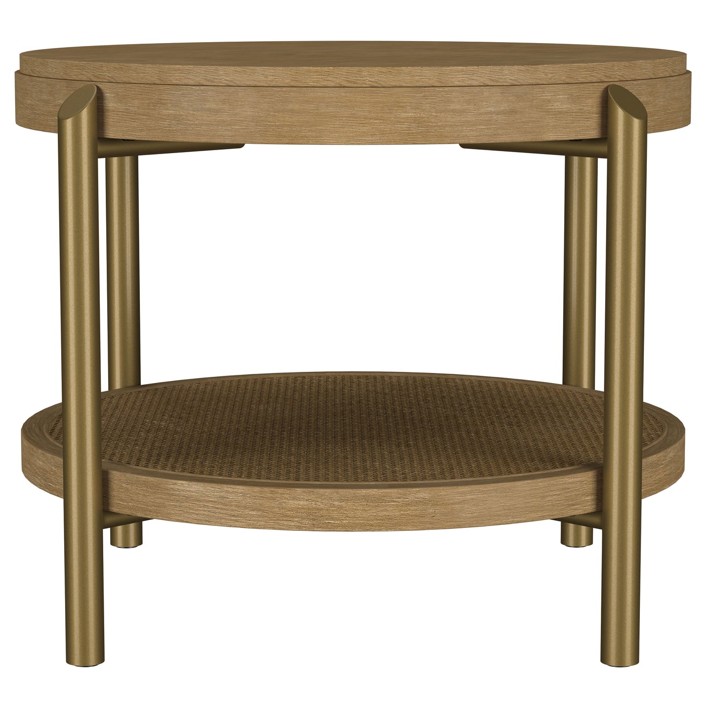 Arini 3-piece Round Coffee and End Table Set Sand Wash - Discount Furniture Connection