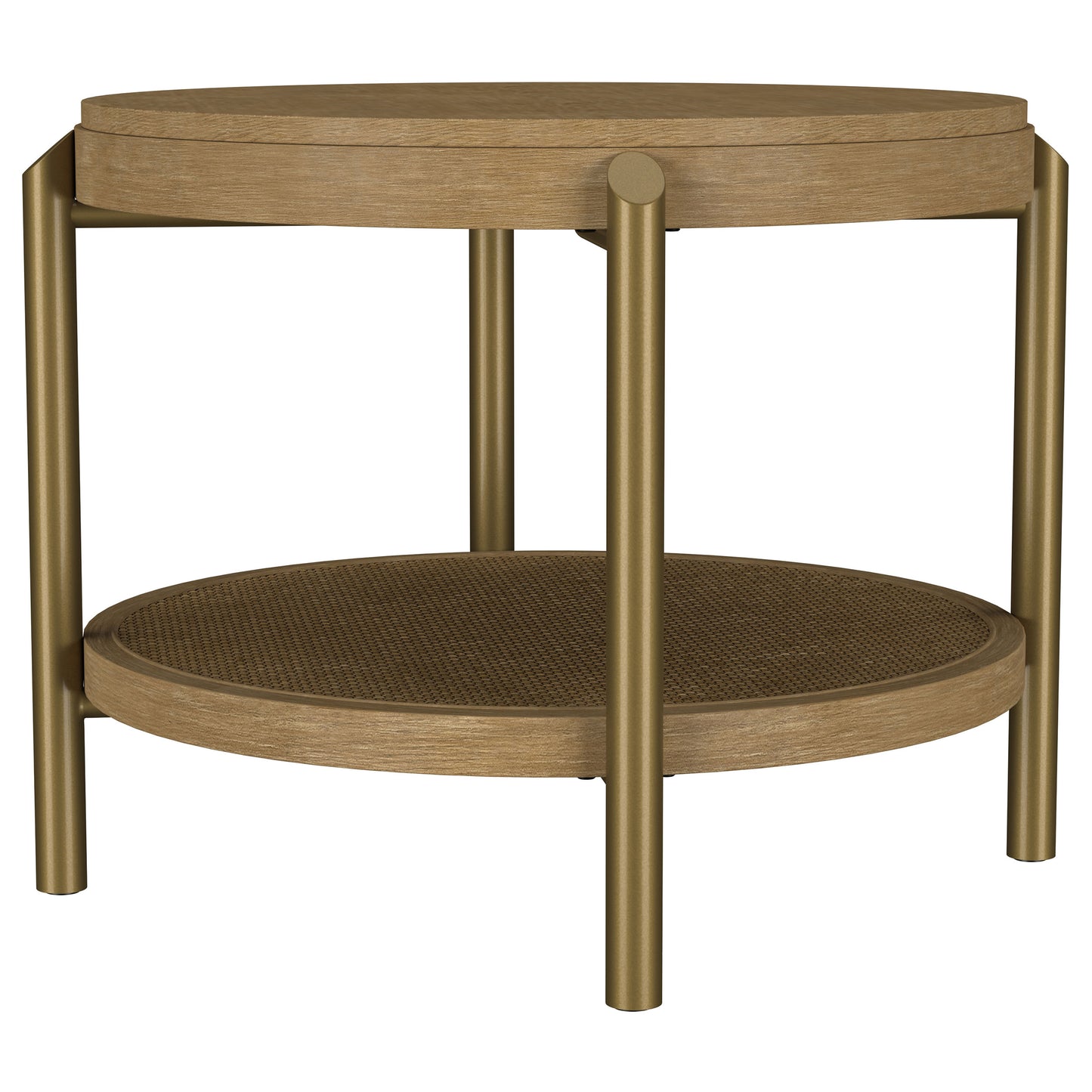 Arini 3-piece Round Coffee and End Table Set Sand Wash - Discount Furniture Connection