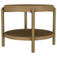 Arini 3-piece Round Coffee and End Table Set Sand Wash - Discount Furniture Connection