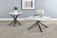 Carvell Square Sintered Stone Top Coffee Table Mirage White - Discount Furniture Connection
