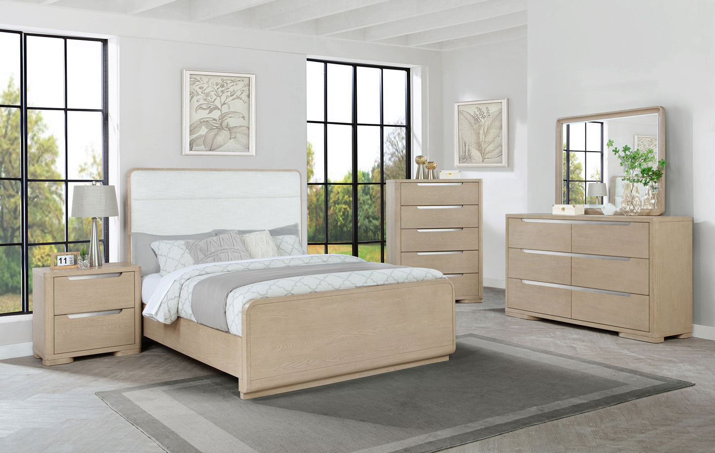 Ladera 5-drawer Bedroom Chest of Drawers Light Elm - Discount Furniture Connection