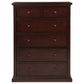 Sumerlin 6-drawer Bedroom Chest of Drawers Cappuccino