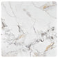 Carvell Square Sintered Stone Top Coffee Table Mirage White - Discount Furniture Connection