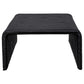 Cahya 2-piece Rattan Coffee and End Table Set Black - Discount Furniture Connection