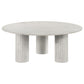 Astoria 3-piece Marble Coffee and End Table Set White - Discount Furniture Connection