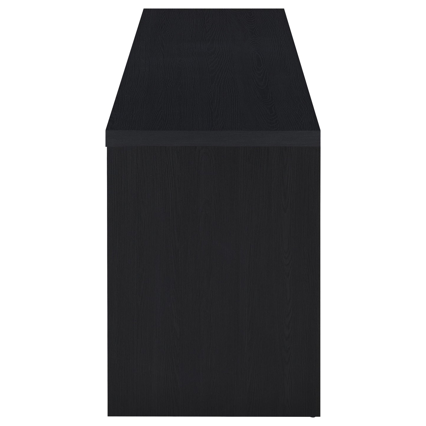 Rutland 59-inch 3-drawer TV Stand Media Console Black - Discount Furniture Connection