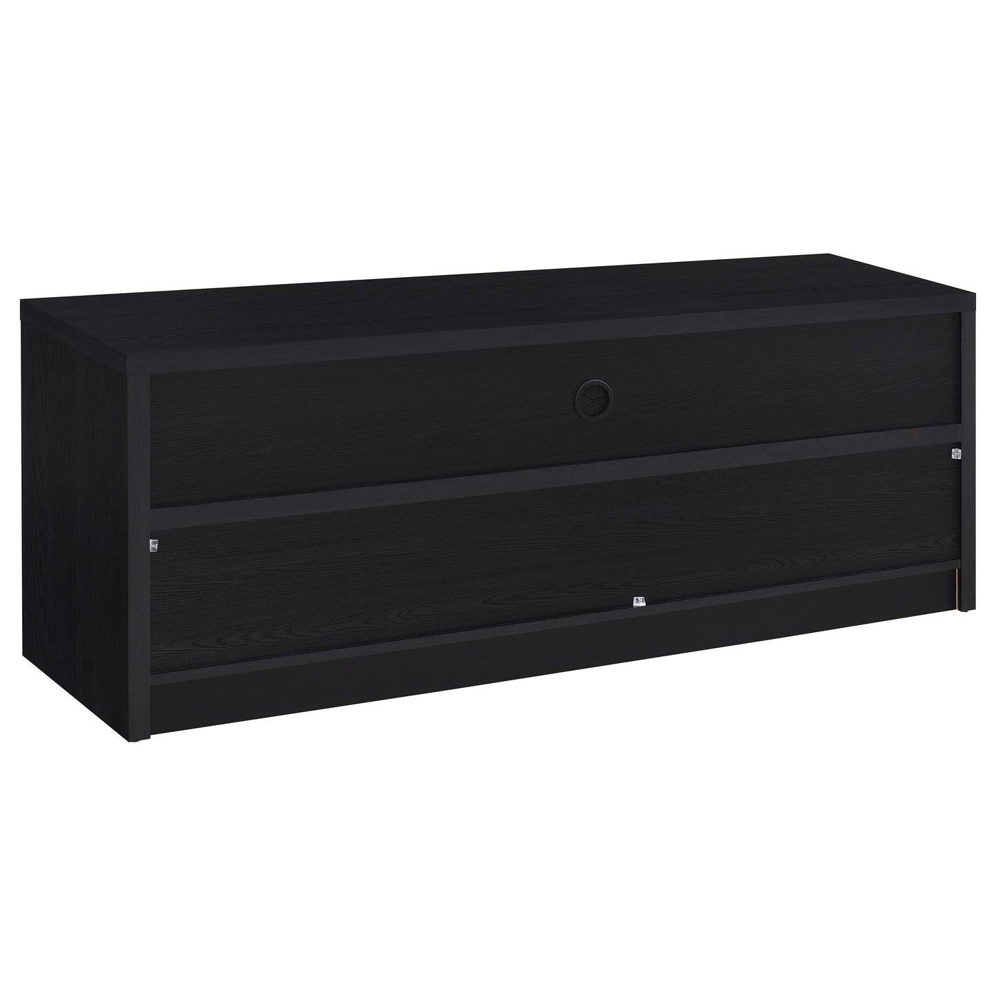 Rutland 59-inch 3-drawer TV Stand Media Console Black - Discount Furniture Connection