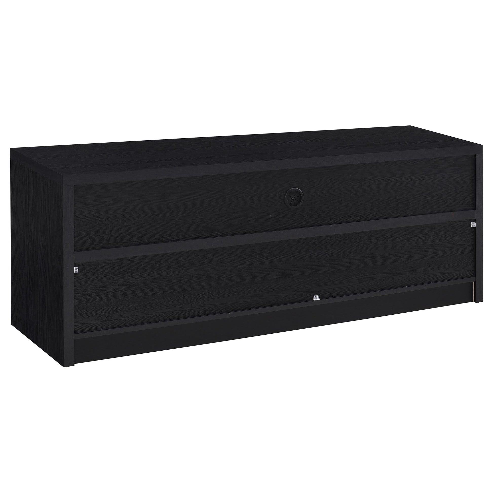 Rutland 59-inch 3-drawer TV Stand Media Console Black - Discount Furniture Connection